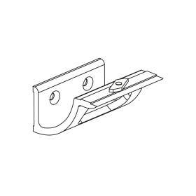 Support ajouré 80 mm à démontage rapide pour gaines techniques supérieures à 90 cm