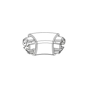 Angle sur mesure interne/externe à 90° en PVC antibactérien avec joints bactéricides
