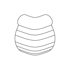 Angle externe 90° en PVC antibactérien avec joints bactéricides